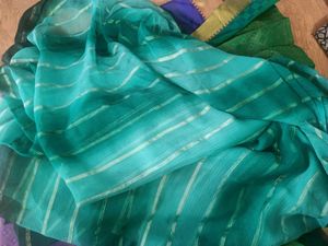2 New.Sarees With Free 6 New Blouse Pieces
