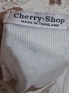 Cute Teddy Printed Crop Top