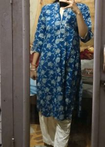 Floral Print Kurta