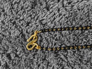 Black &amp; Gold Beaded Necklace