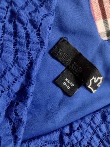 midi /mini blue  dress