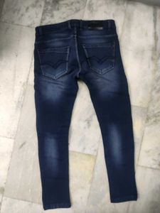 Dark Blue Denim Jeans