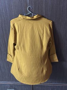 Vintage Mustard Button-Down