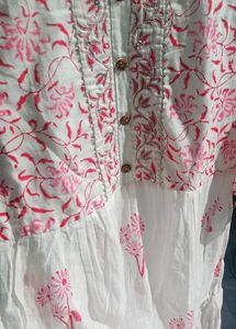 Flower Printed Frock. Size - L