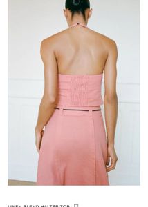 Pink Halter Top
