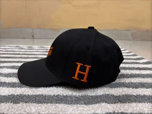 Hermes Vintage Unisex Black Baseball Cap