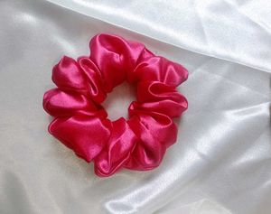 Hot Pink Hair Scrunchies