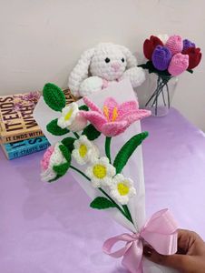 Crochet Pink Bouquet 💐