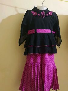 new baby girl top nd sharara wear