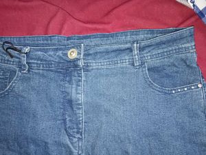 Denim Cuff Shorts