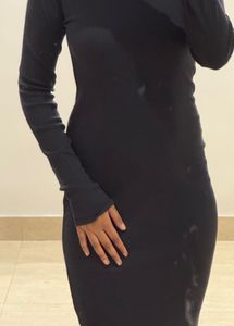 Black Bodycon Midi Dress