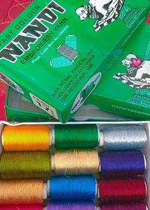 Nandi Embroidery Yarn - Vibrant Craft Threads🧵🪡