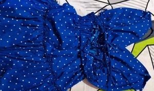 Blue Polka Dot Dress
