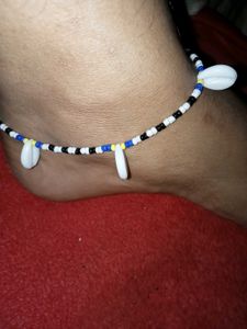 Beaded Seashell Anklet