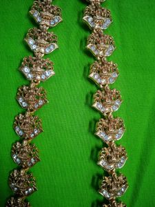 Lakshmi Devi Gold Plated-matte Haram