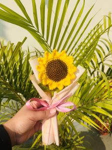 Crochet Sunflower Bouquet