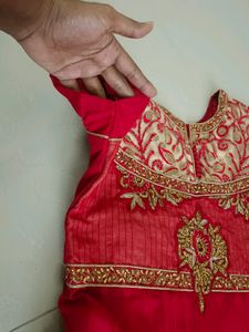 Red Anarkali