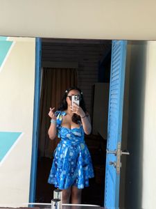 Blue Floral Sundress