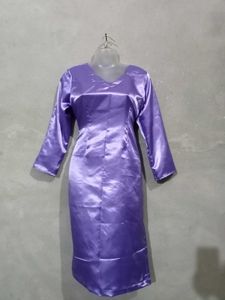 Purple Satin Suit
