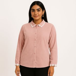 Pink Corduroy Shirt