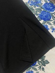 Black Midi Skirt- Small