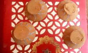Glittery Diya Set Of 30