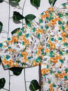 New With Tag Floral Print Top