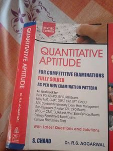 Quantitative Aptitude By Dr. R S. Aggarwal