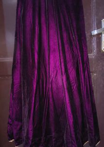 Elegant Purple Ethnic Gown