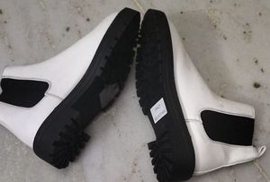 Women’s White Chelsea Boots