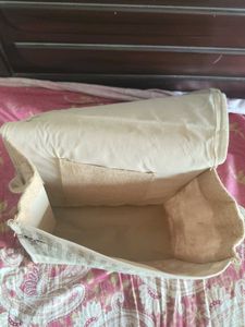 Big Spacious Jute Shoulder Bag