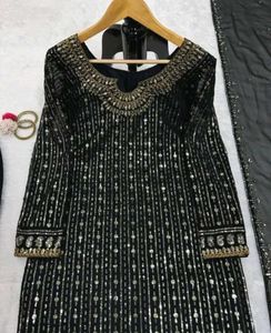 Sequence Work Kurta Set , Duppata Too Good