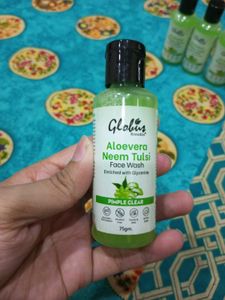 Pack Of 5 Globus Aloe Vera Neem Tulsi Face Wash