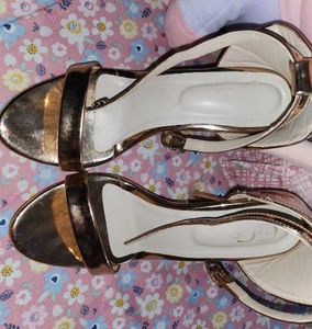 Shiny Gold Heels