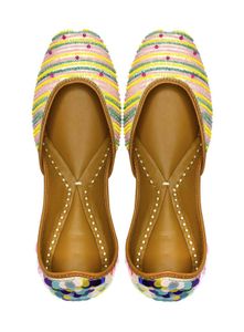 Needledust Colorful Sequin Jutti Flats