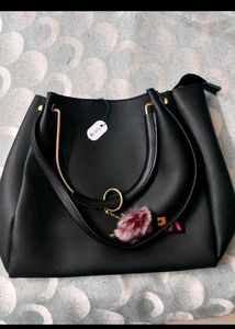 New Chic Black Tote Bag