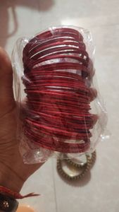 4 dozen red metal bangle (2.4)