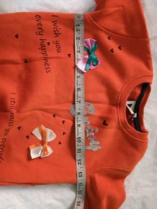 Cute Orange Sweatshirt