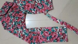 Floral Print Crop Top