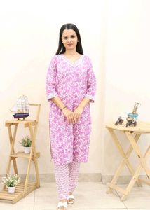 Daily Wear Cotton Kurta And Pant