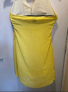 Yellow Halter Dress