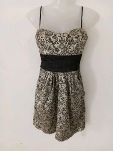 Patterned Mini Dress