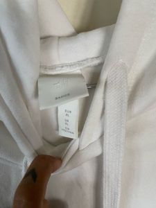 H&amp;M White Oversized Hoodie