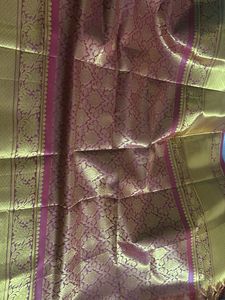 Red &amp; Gold Banarasi ponadai shawl