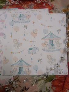 Designer Series Paper, 1 Sided. Set Of 20. 8"x8"