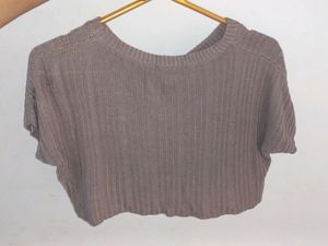 Short Crop Top Blouse