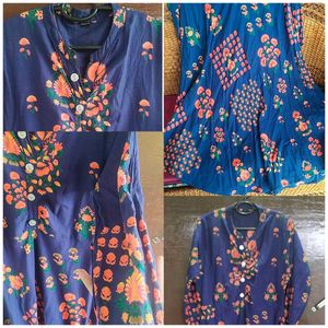 Floral Print Kurta