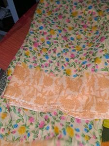 Flora Print New Saree