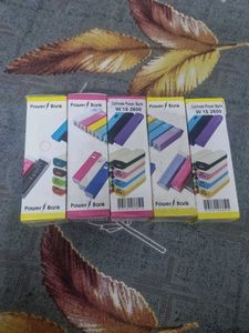 5 pcs Power Bank - New not tested