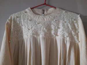 Elegant Cream Dress(bust 40-42)